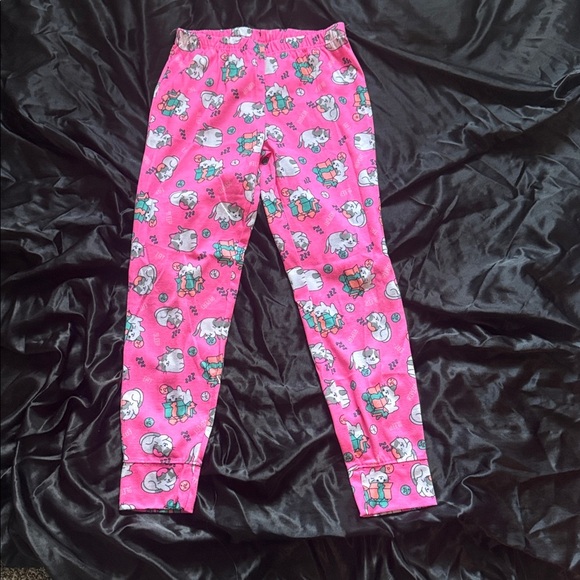 Justice Pink and Navy Kids Pajama Set - Picture 4 of 4